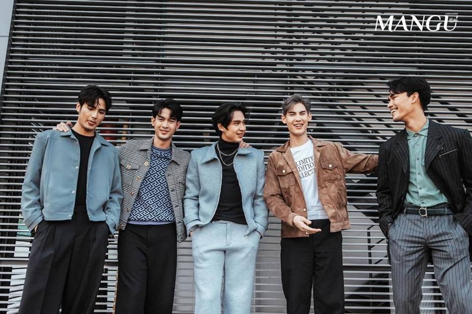 5 หนุ่ม จากละคร เสาร์ 5 @ ManGu Magazine issue 228 March 2022