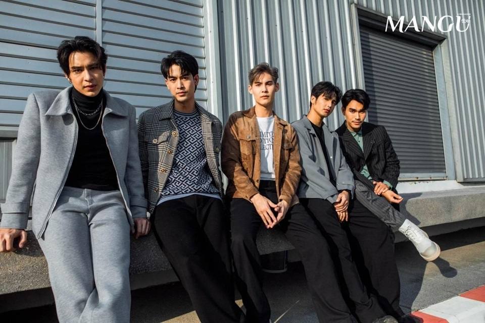 5 หนุ่ม จากละคร เสาร์ 5 @ ManGu Magazine issue 228 March 2022