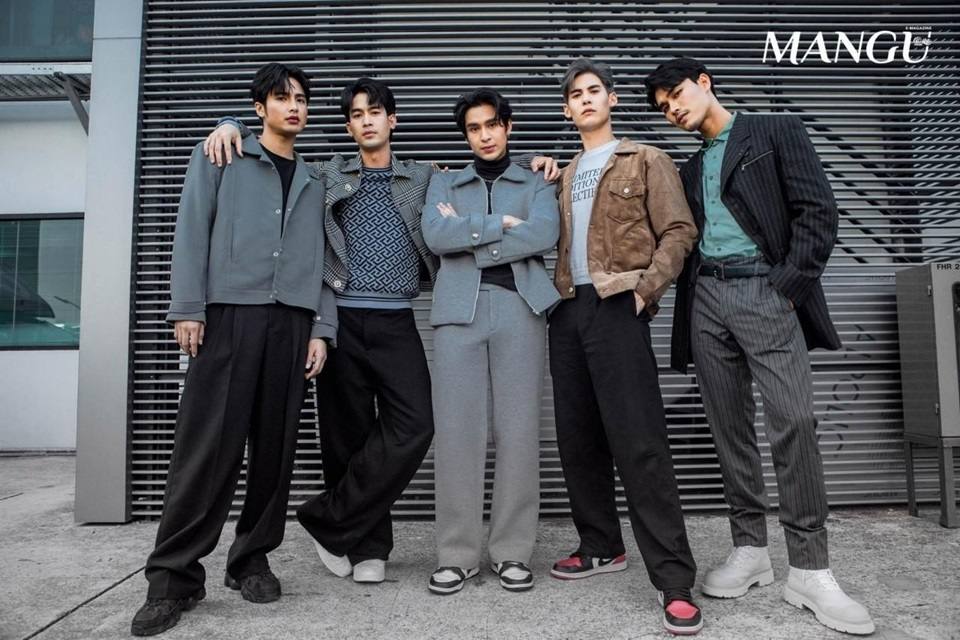 5 หนุ่ม จากละคร เสาร์ 5 @ ManGu Magazine issue 228 March 2022