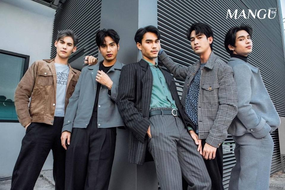 5 หนุ่ม จากละคร เสาร์ 5 @ ManGu Magazine issue 228 March 2022