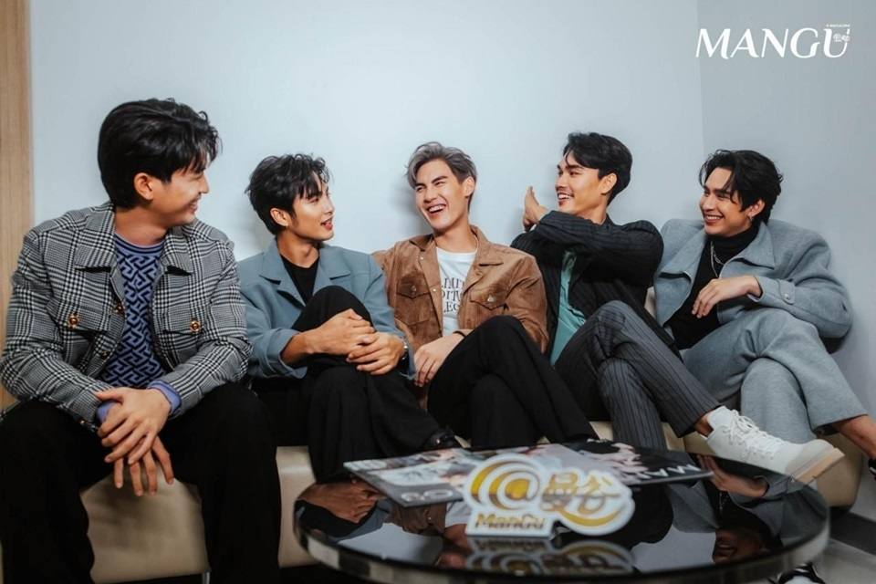 5 หนุ่ม จากละคร เสาร์ 5 @ ManGu Magazine issue 228 March 2022