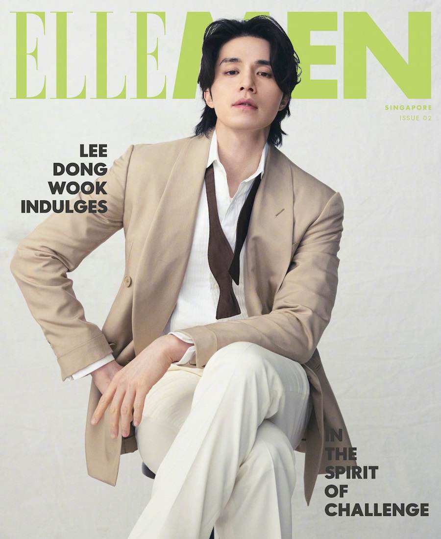 Lee Dong Wook @ ELLE MEN Singapore S/S 2022