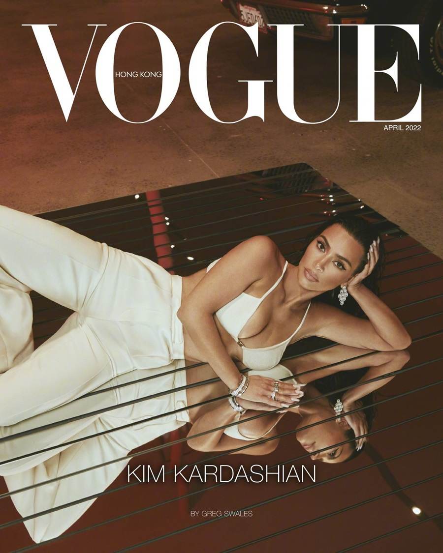 Kim Kardashian @ Vogue HK April 2022