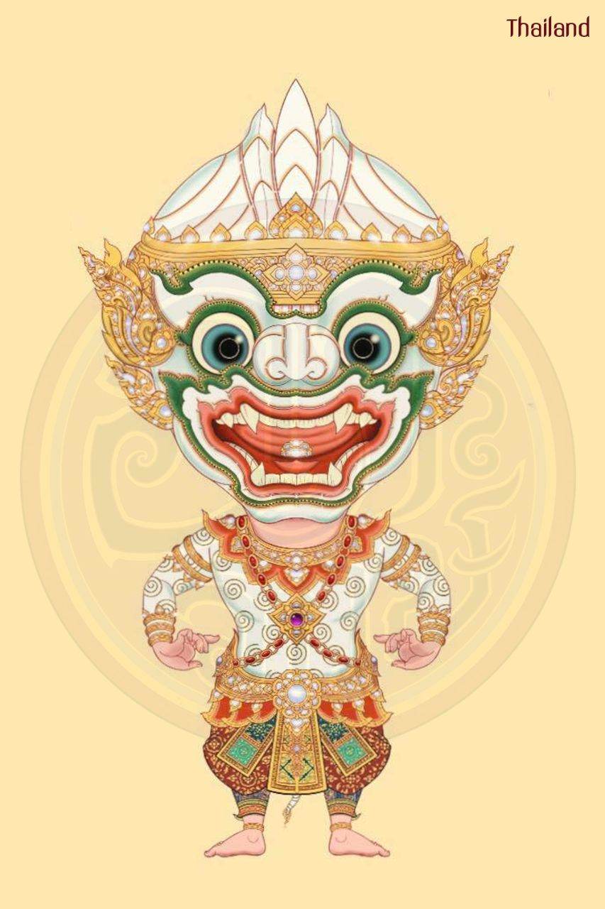 Cute Character of Ramakien | THAILAND 🇹🇭