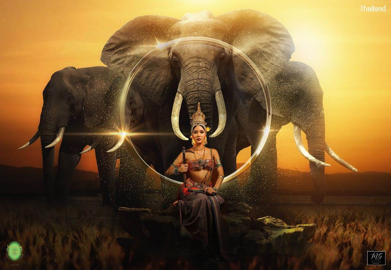 Nang Songkran 2022: Kirinee Devi or Kankinee Devi 💦 | THAILAND 🇹🇭