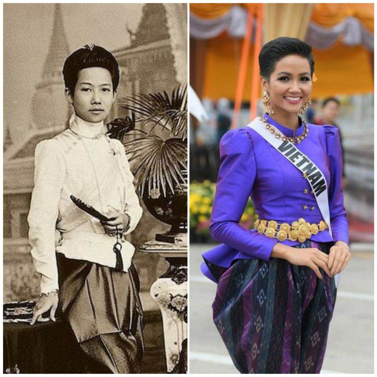 Thailand 🇹🇭:Thai style in the region of King Rama V, mixed fashion of Victorian style and Thai traditional.