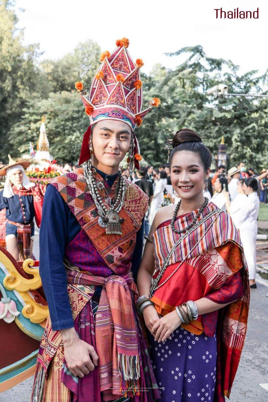 The Costume of Soeng Bung Fai in Rocket festival | THAILAND 🇹🇭