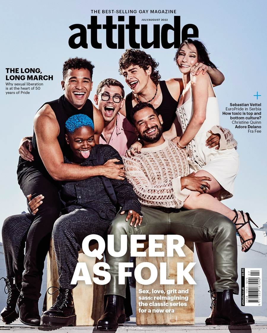 Cast 'Queer as Folk' @ Attitude UK July 2022