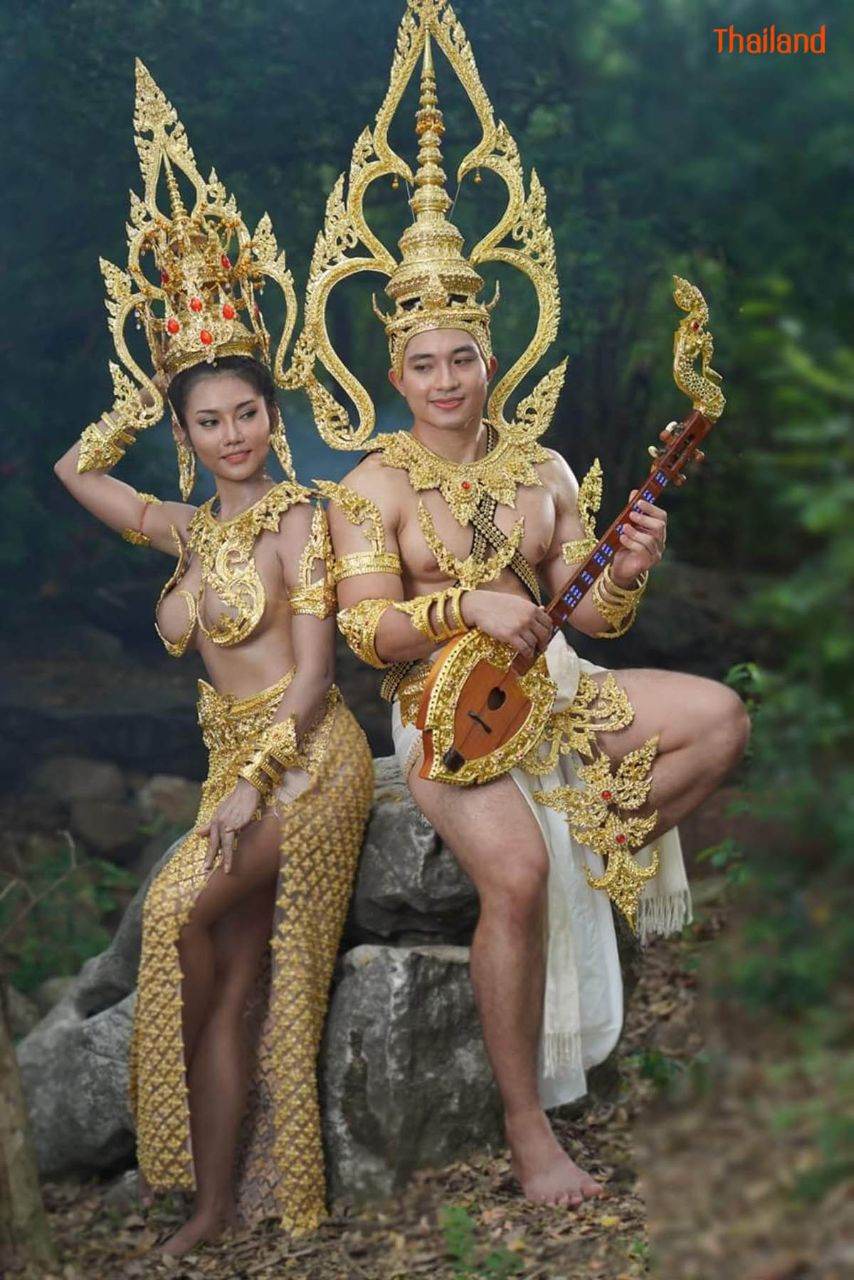 "Tree nymph lady" and "Gandharvas" Himmaphan creature | THAILAND 🇹🇭