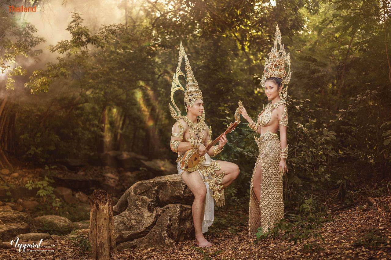 "Tree nymph lady" and "Gandharvas" Himmaphan creature | THAILAND 🇹🇭