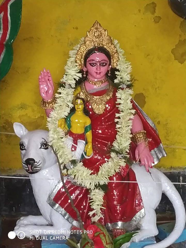 Goddess Shashthi Photo by fb.Binod Saradar 05 10 2019.