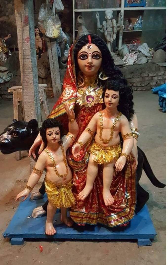 Goddess Shashthi Photo by fb.page মাতৃসাধনা 08 06 2019.