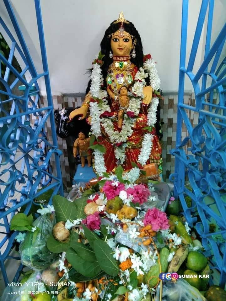 Goddess Shashthi Photo by fb.uman Kar 16 06 2021.
