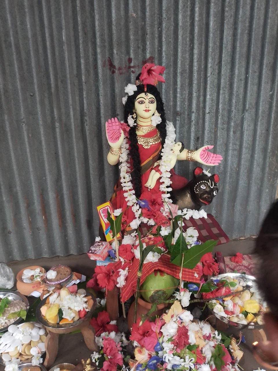 Goddess Shashthi Photo by fb.খাগজানা রাঁধা গোবিন্দ জিউর মন্দির 29 05 2021...