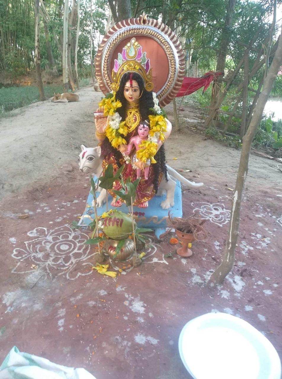 Goddess Shashthi photo by fb.Shiuli Sen 16 06 2021.