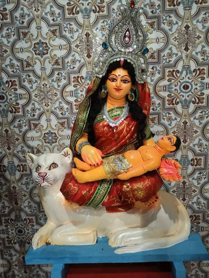 Goddess Shashthi Photo by fb. প্রদোষ চন্দ্র মিত্র 22 08 2021.