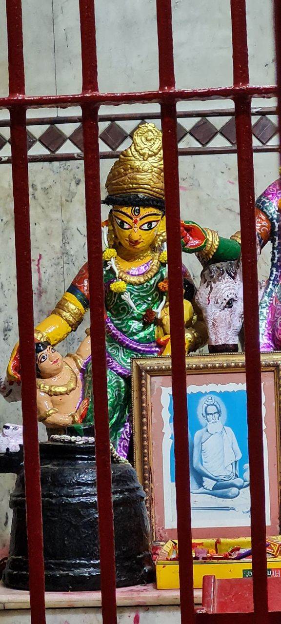 Goddess Shashthi - Siddhesbari kali temple behala kolkataPhoto by fb. Shounak Ray 09 03 2022.