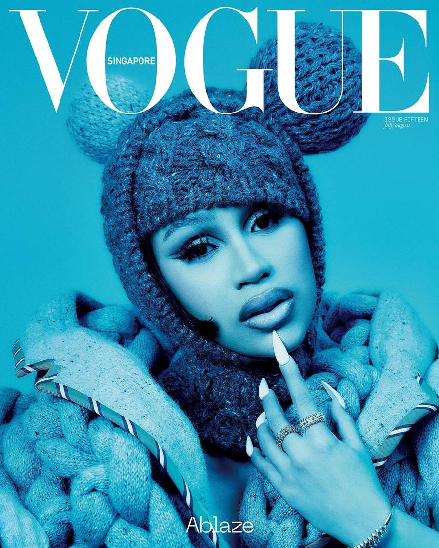 Cardi B @ Vogue Singapore July 2022