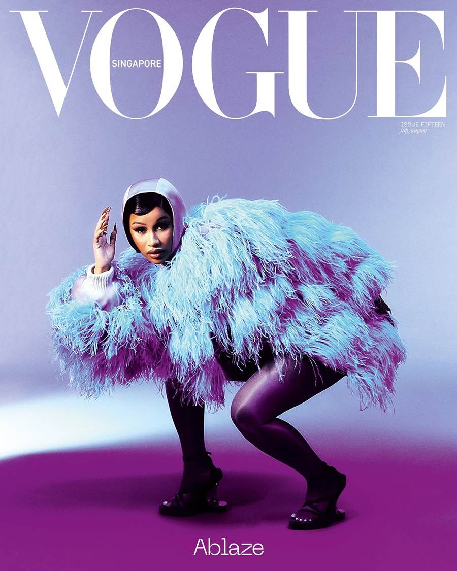 Cardi B @ Vogue Singapore July 2022