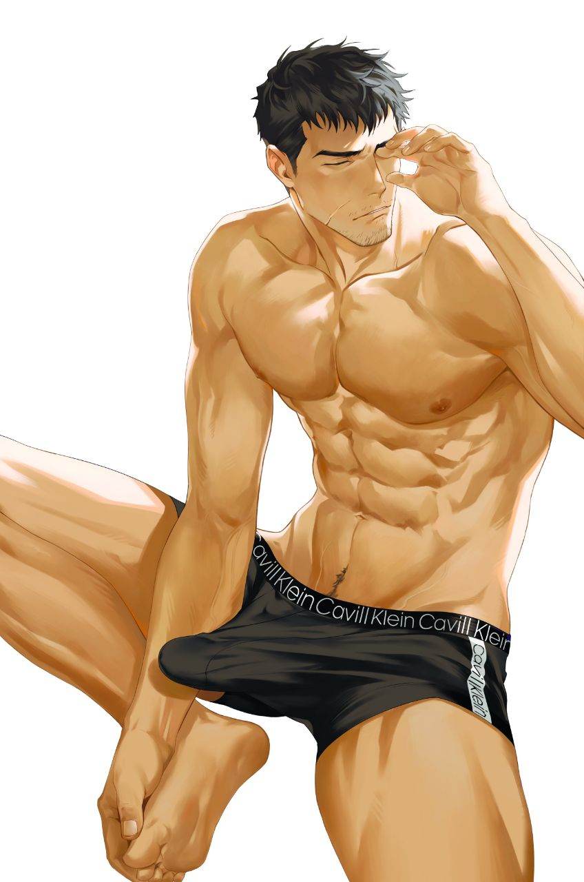 Anime guy bulge