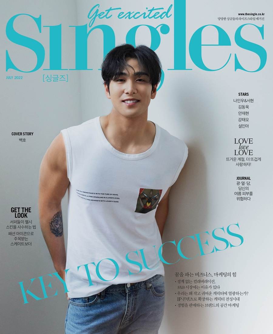 Baekho @ Singles Korea July 2022