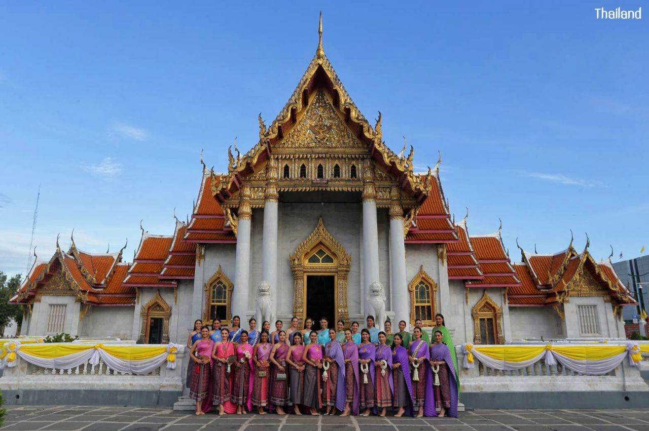 30 MISS UNIVERSE THAILAND 2022 contestants in Thai National Costume | THAILAND 🇹🇭