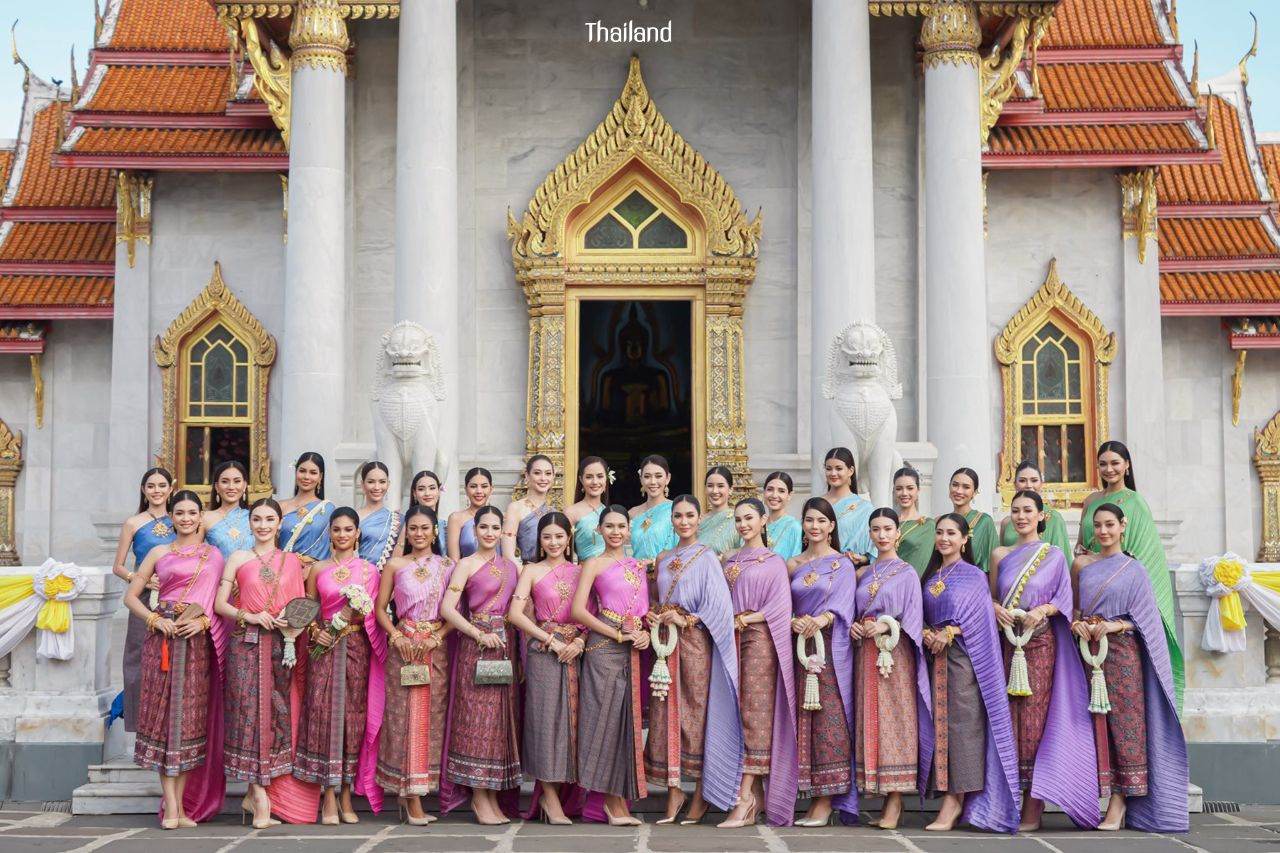 30 MISS UNIVERSE THAILAND 2022 Contestants in Thai National Costume | THAILAND 🇹🇭