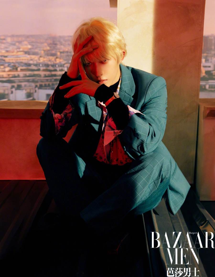 (INTO1) Liu Yu @ Harper’s Bazaar Men China August 2022