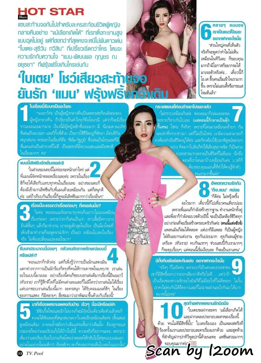 (วันวาน) ใบเตย สุธีวัน @ ทีวีพูล ปีที่ 25 ฉบับที่ 1292 กุมภาพันธ์ 2558