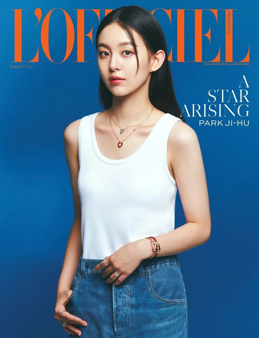 Park Ji Hu @ L'Officiel Singapore August 2022