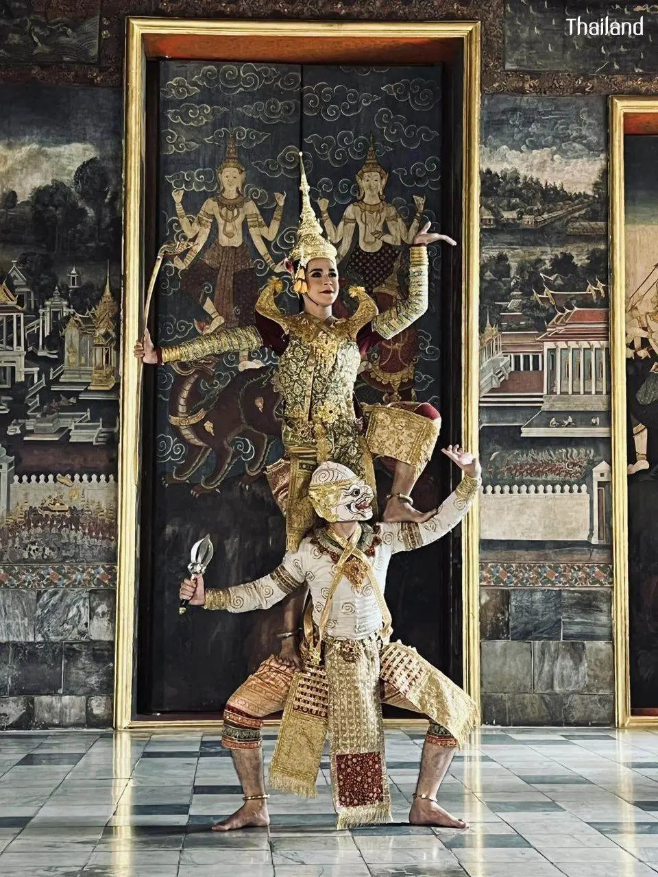 Khon, masked dance drama in Thailand 🇹🇭