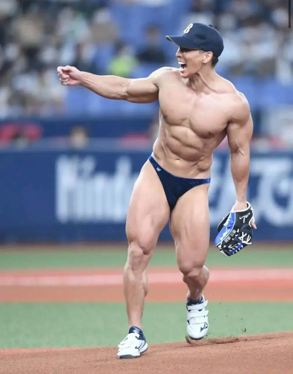 นักกีฬา Baseball โชว์