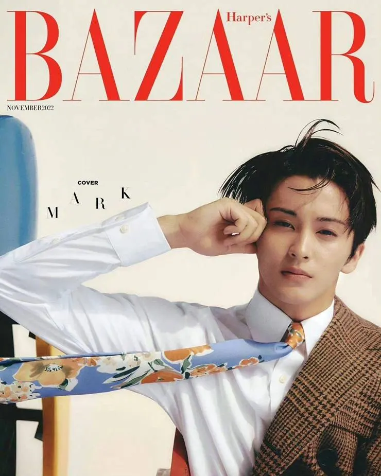 (NCT) Mark @ Harper's BAZAAR Korea November 2022