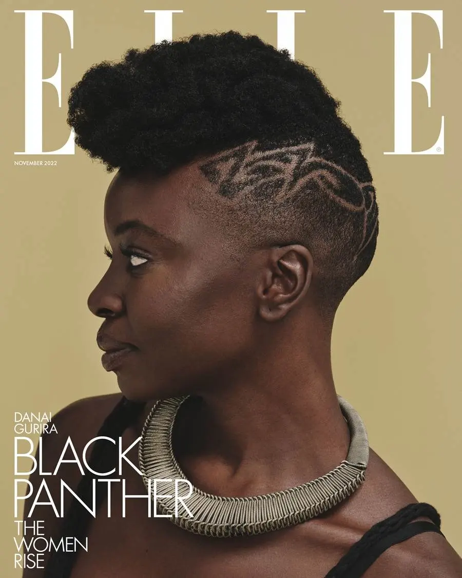 Lupita Nyong’o, Letitia Wright & Danai Gurira @ ELLE UK November 2022