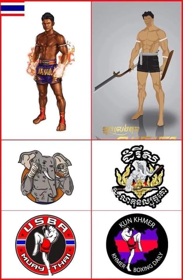 Kun Khmer copy Muay Thai