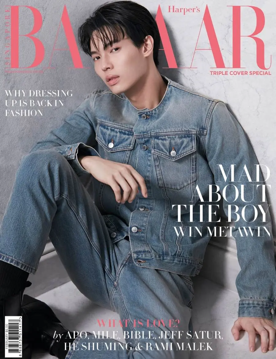 วิน เมธวิน @ Harper's BAZAAR Singapore February 2023