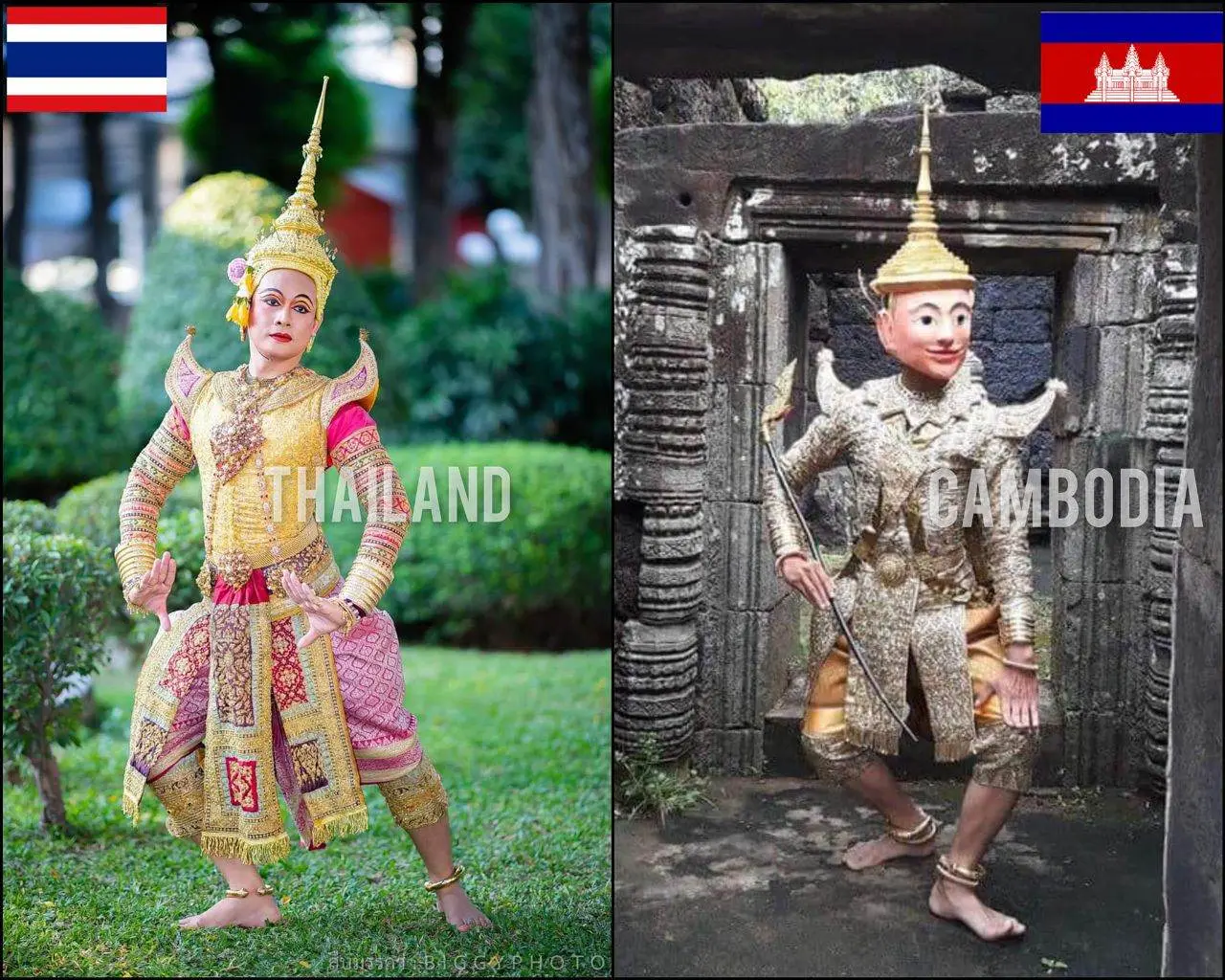 Khon: Thailand🇹🇭 VS Lkhon Khoal: Cambodia🇰🇭