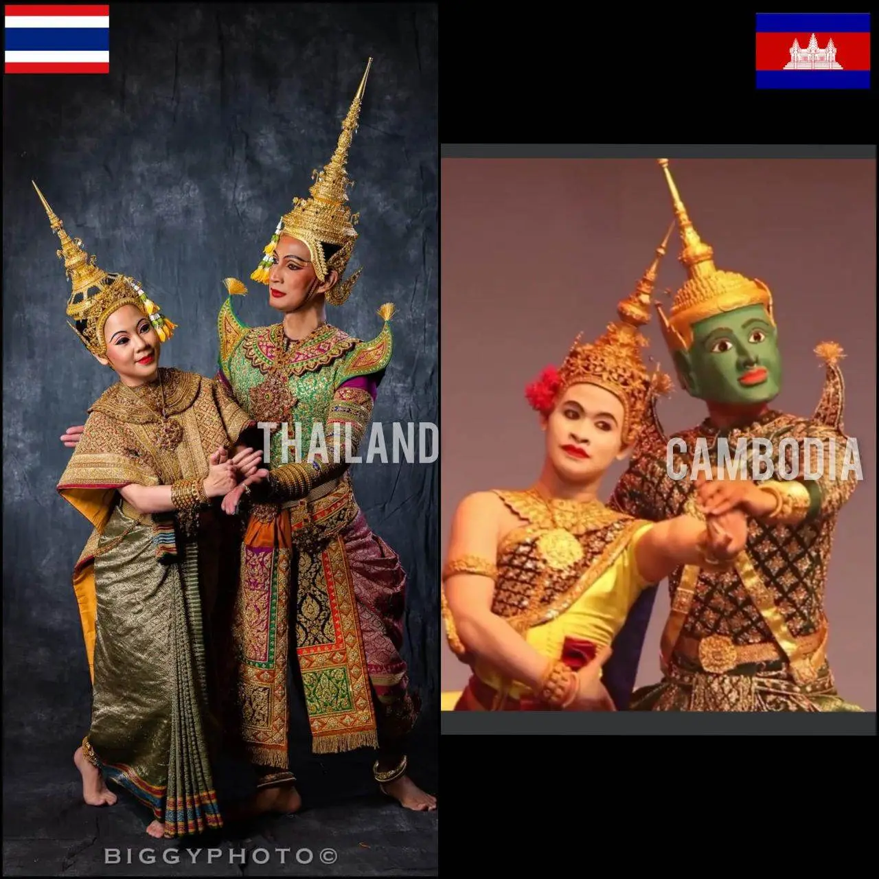 Khon: Thailand🇹🇭 VS Lkhon Khoal: Cambodia🇰🇭