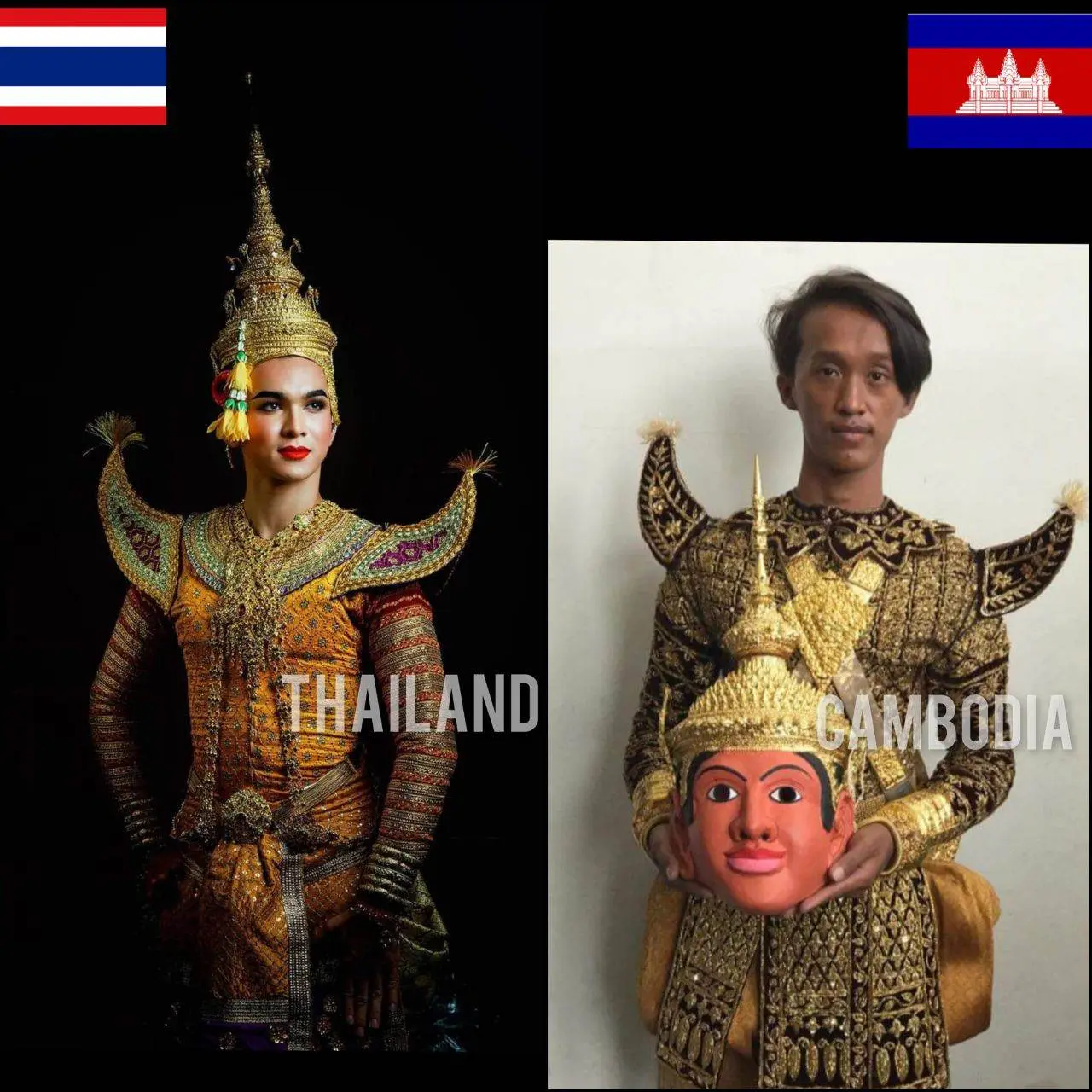 Khon: Thailand🇹🇭 VS Lkhon Khoal: Cambodia🇰🇭