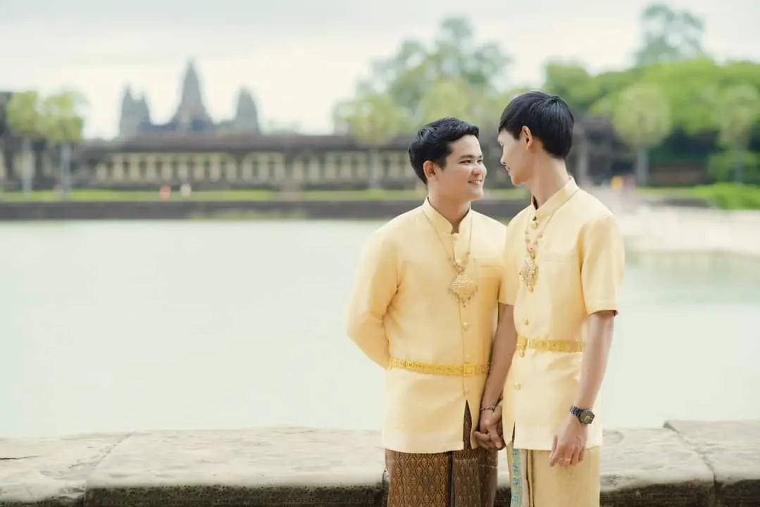 Cambodia wedding costume💖💖.Cambodia history. รักไม่มีพรมแดน