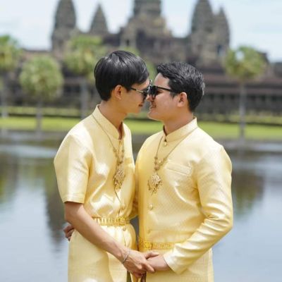 Cambodia wedding costume💖💖.Cambodia history. รักไม่มีพรมแดน