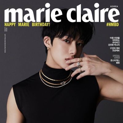 Hyungwon @ Marie Claire Korea March 2023 (30th Anniversary Issue)