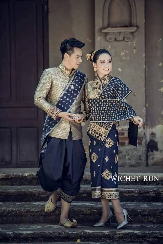 Laos national clothing. ชุดประจำชาติ สปป.ลาว