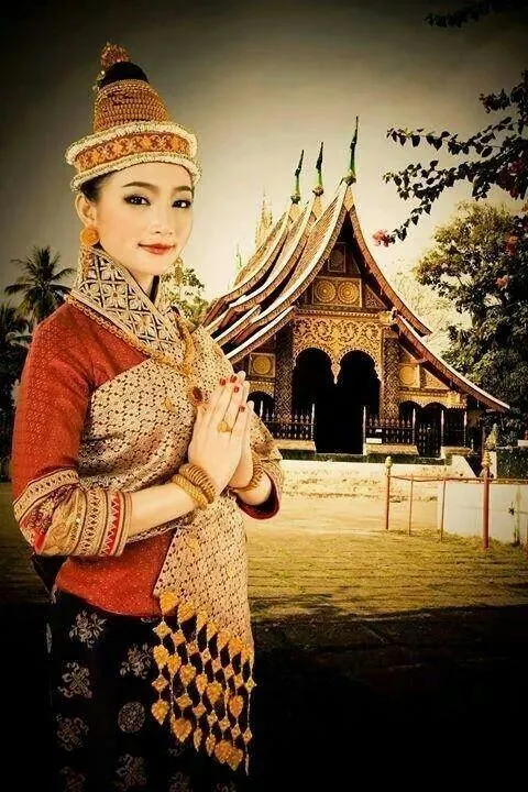 Laos national clothing. ชุดประจำชาติ สปป.ลาว