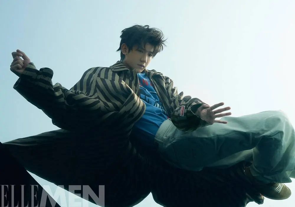 Roy Wang @ ELLEMEN China April 2023