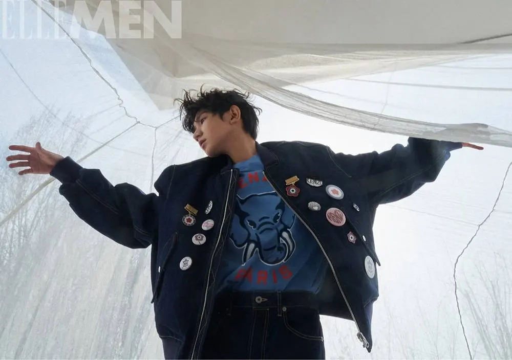 Roy Wang @ ELLEMEN China April 2023