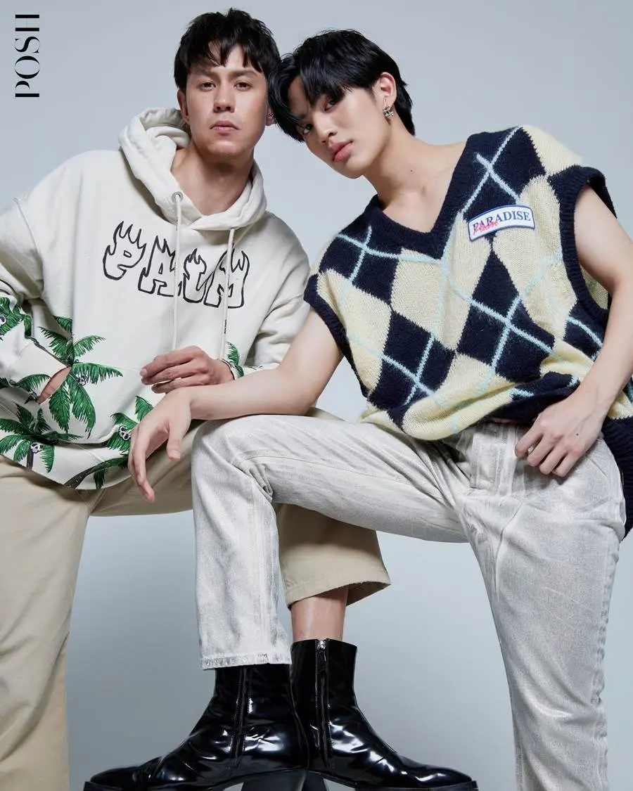 แมน-ธฤษณุ & เบน บัญญพนต์ @ POSH Magazine Thailand