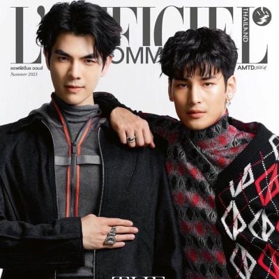 อาโป-ณัฐวิญญ์ & มาย-ภาคภูมิ @ L'Officiel Hommes Thailand Summer 2023