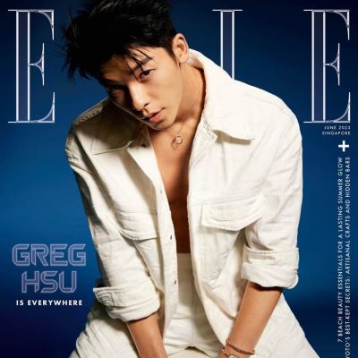 Greg Hsu @ ELLE Singapore June 2023