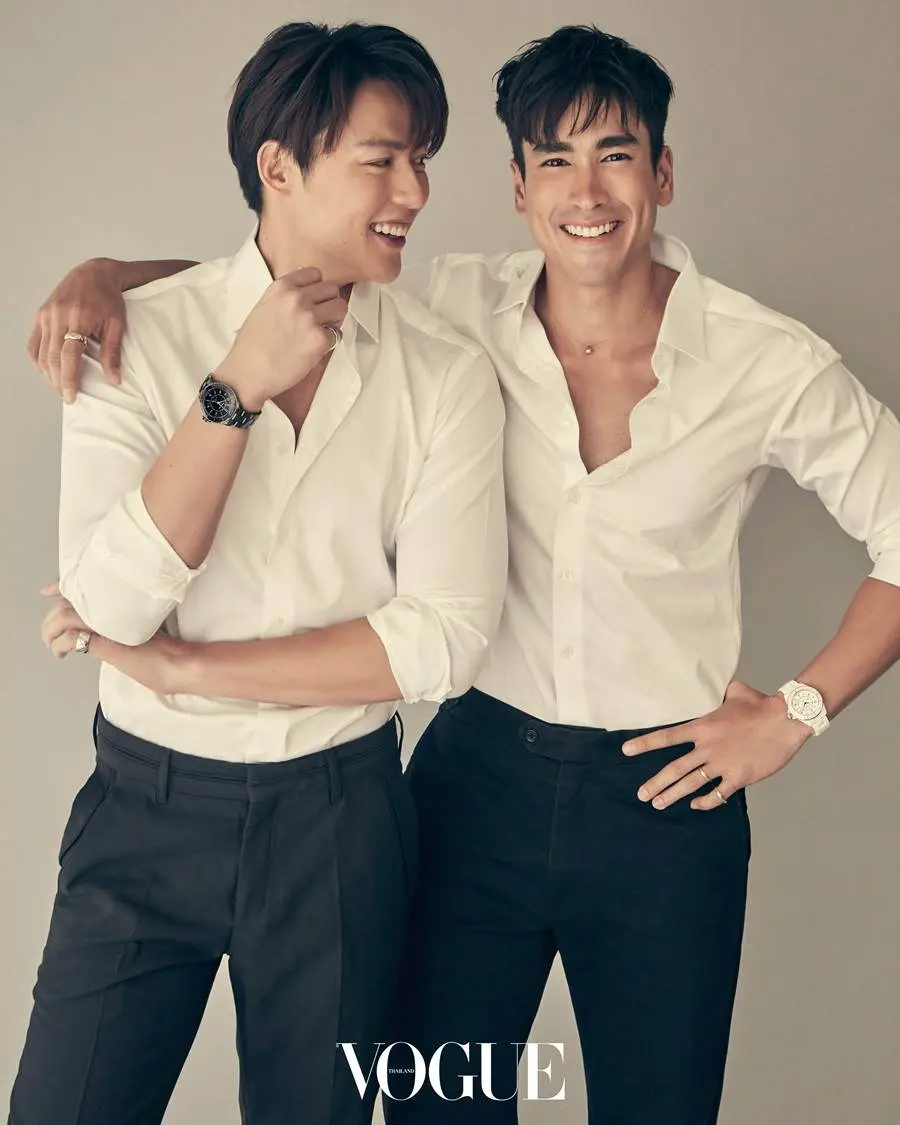 หมาก-ปริญ & ณเดชน์ คูกิมิยะ @ VOGUE Thailand July 2023